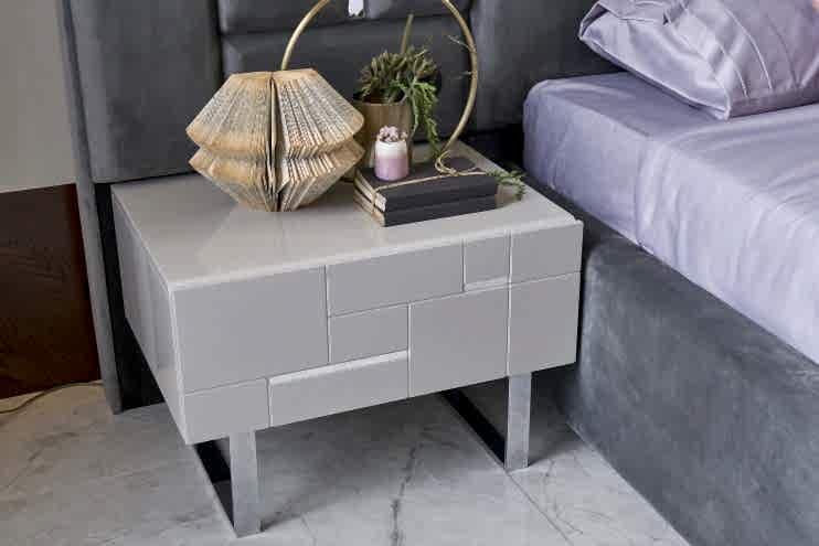 İbizi Ash Gray Bedroom Set