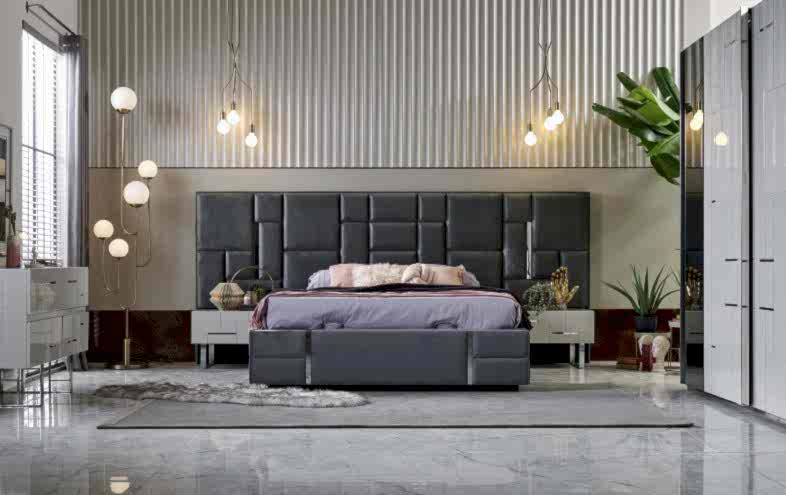 İbizi Ash Gray Bedroom Set