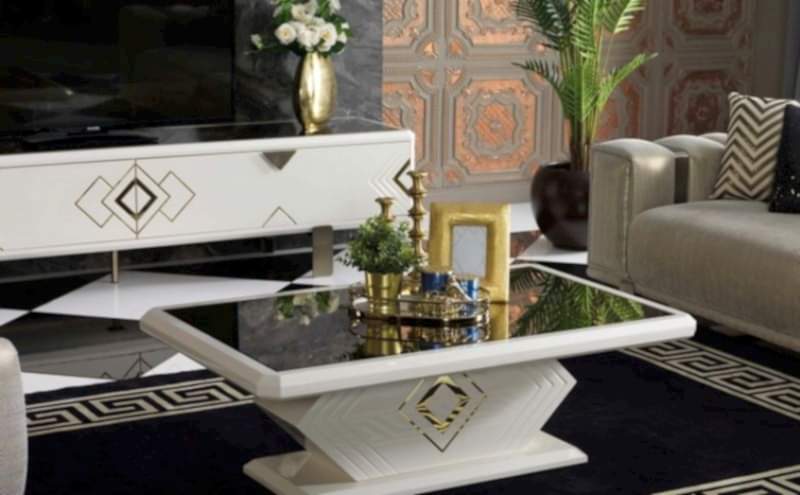 Versace Ecru Tv Unit